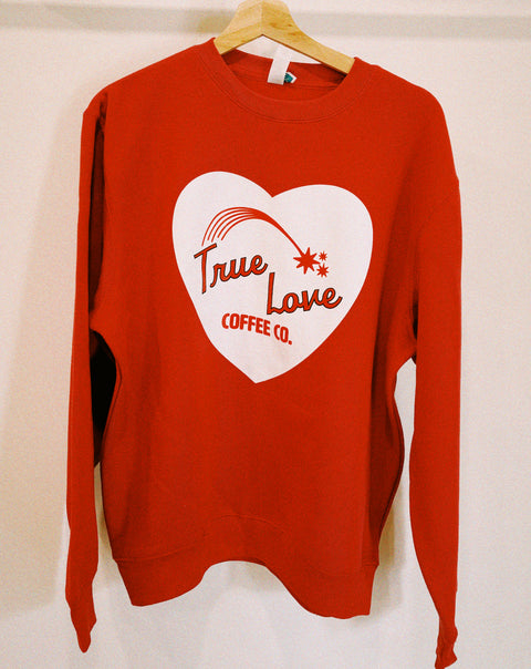 Cozy red sweater